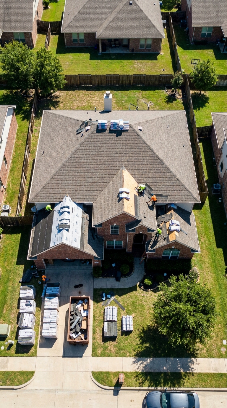 Commercial roofing project