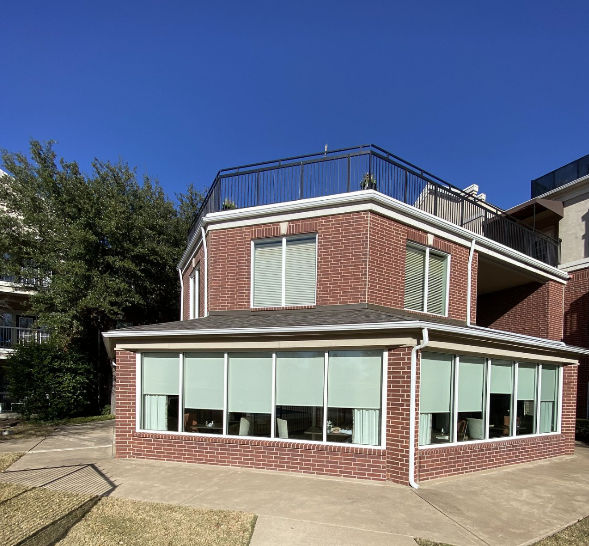 Commercial roof repair on an assisted-living facility