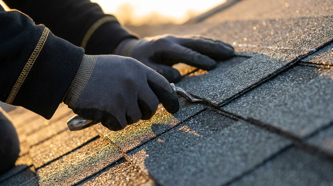 Roof craftsmanship detail